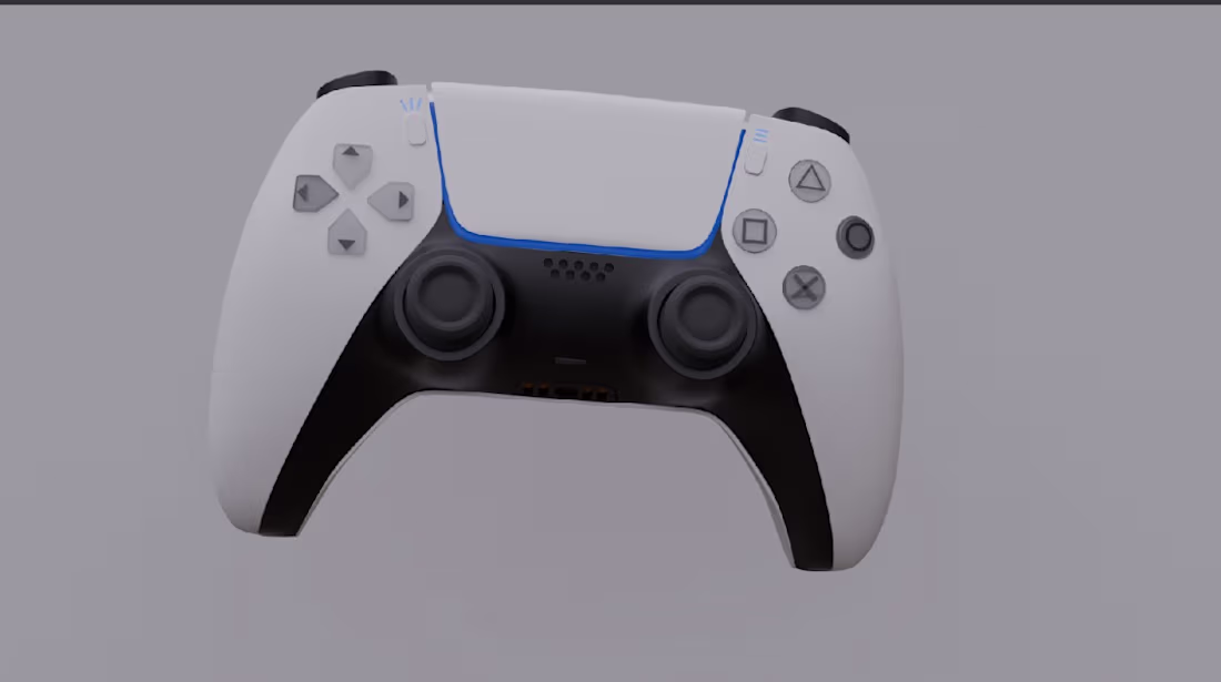 Cover image for 3d modeled p5 gamepad.