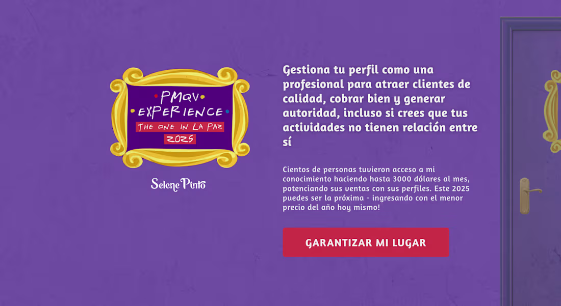 Cover image for Landing Page for Selene Pinto