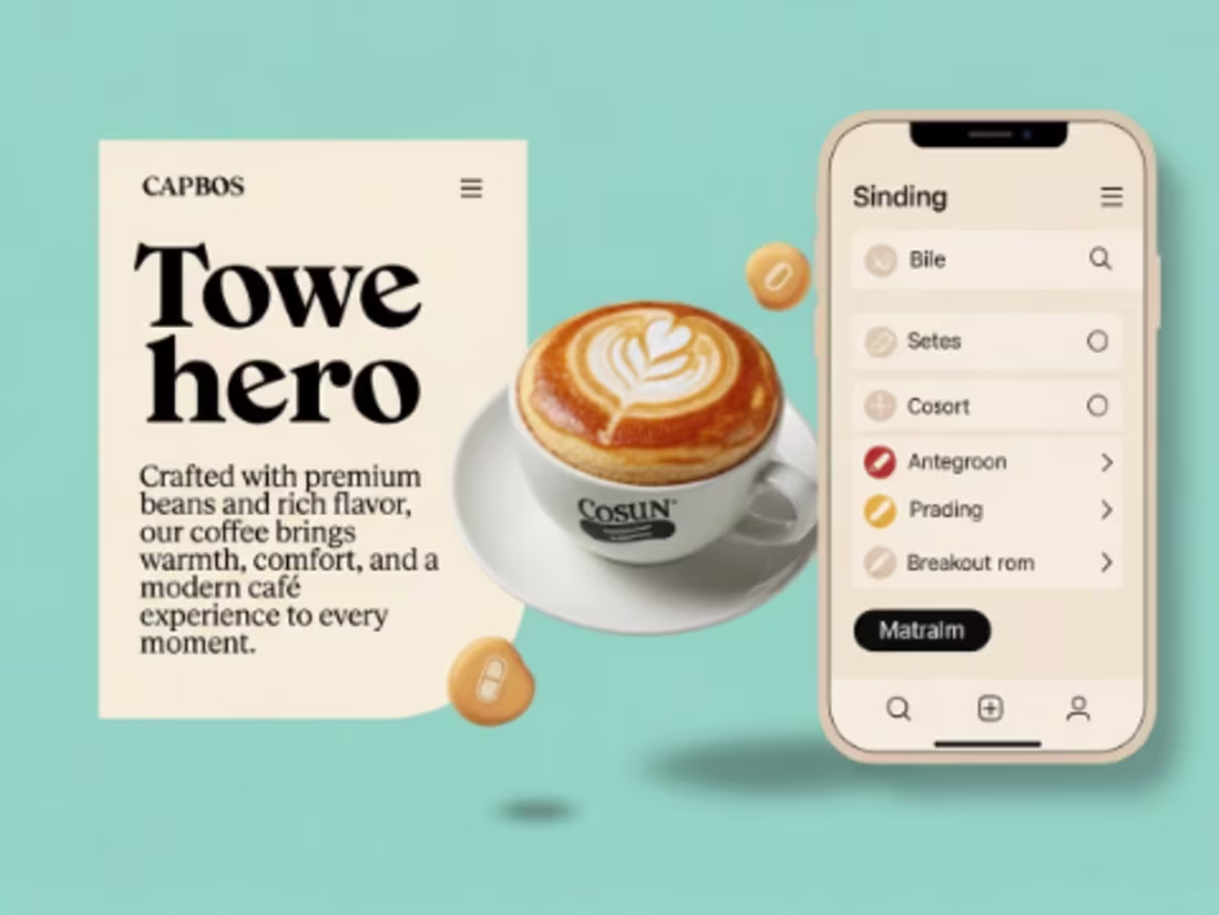 Cover image for Designed a modern luxury coffee