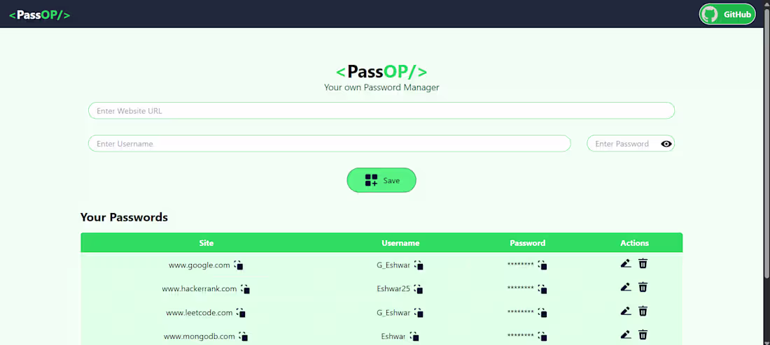 Cover image for PassOP is a simple personal