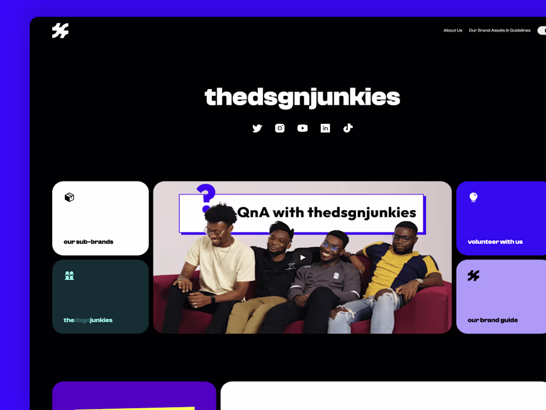 Cover image for thedsgnjunkies Website Design