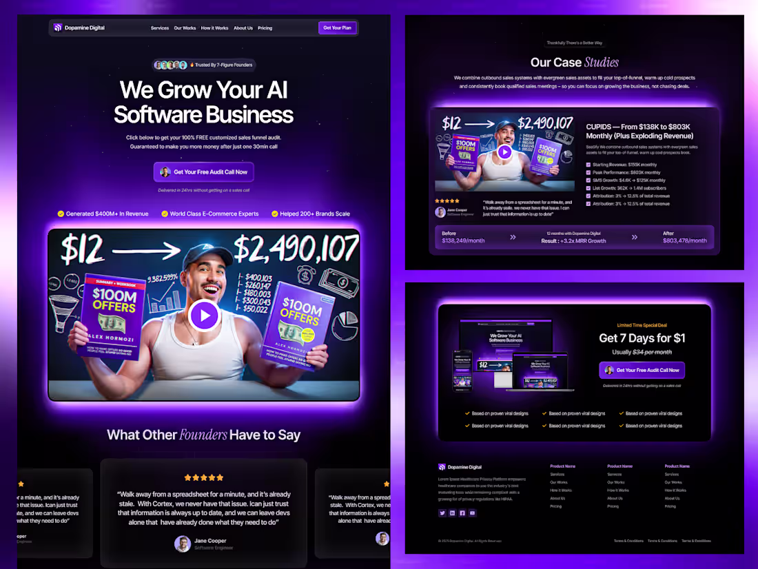 Cover image for Jordan Landing Page by Framer