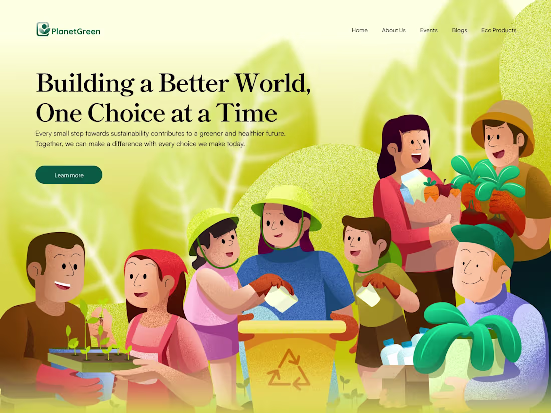 Cover image for Planet Green - Illustration