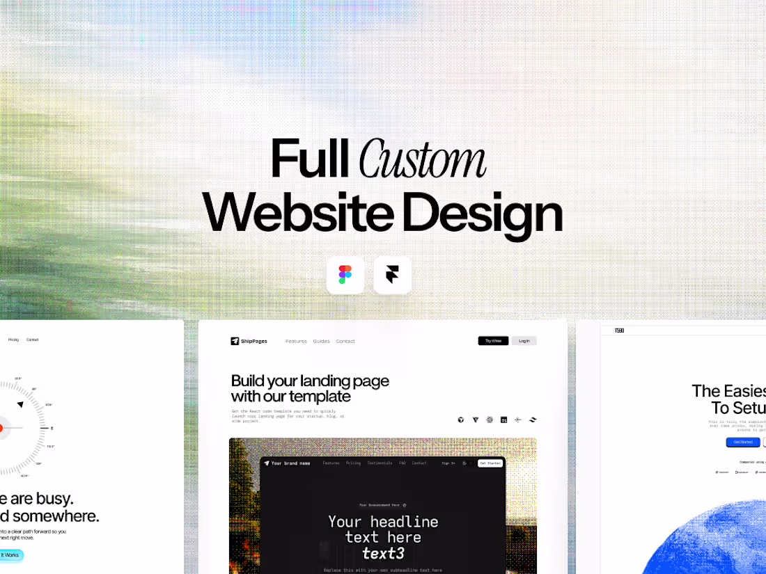 Cover image for Full Custom Website Design
