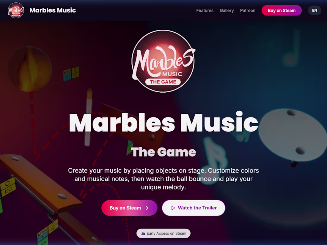 Cover image for Marbles Music Website
The digital gateway