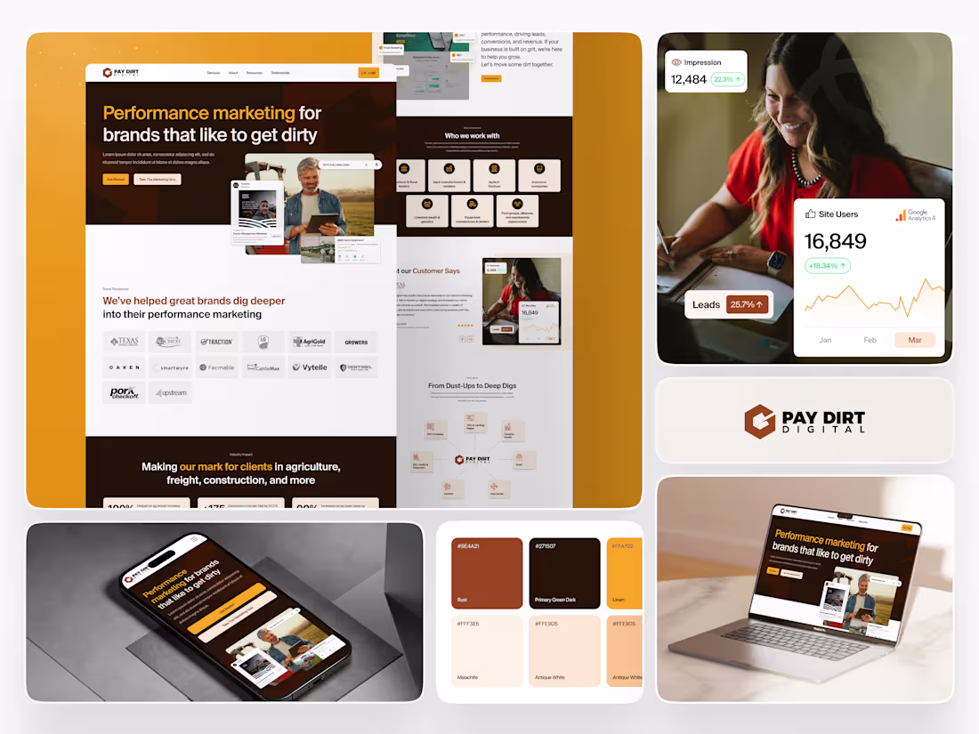 Cover image for Agency Website Revamp : UI/UX Design + Custom Illustration