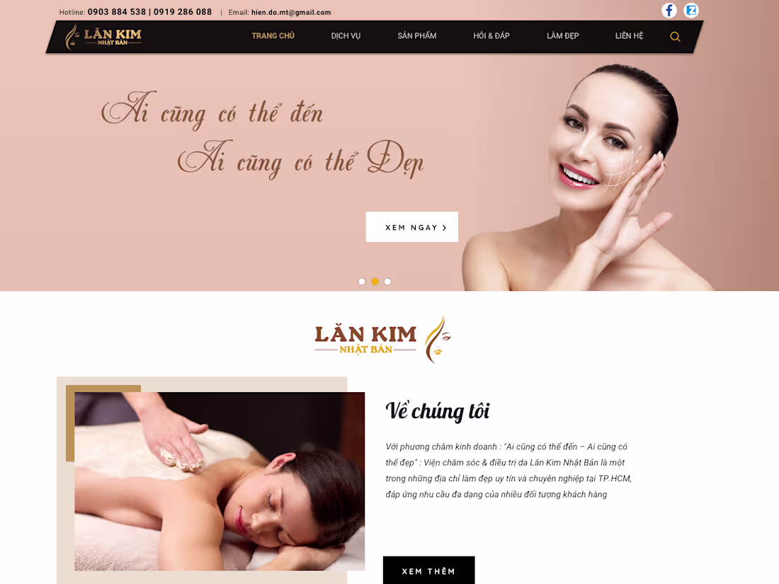 Cover image for Designed and developed a spa