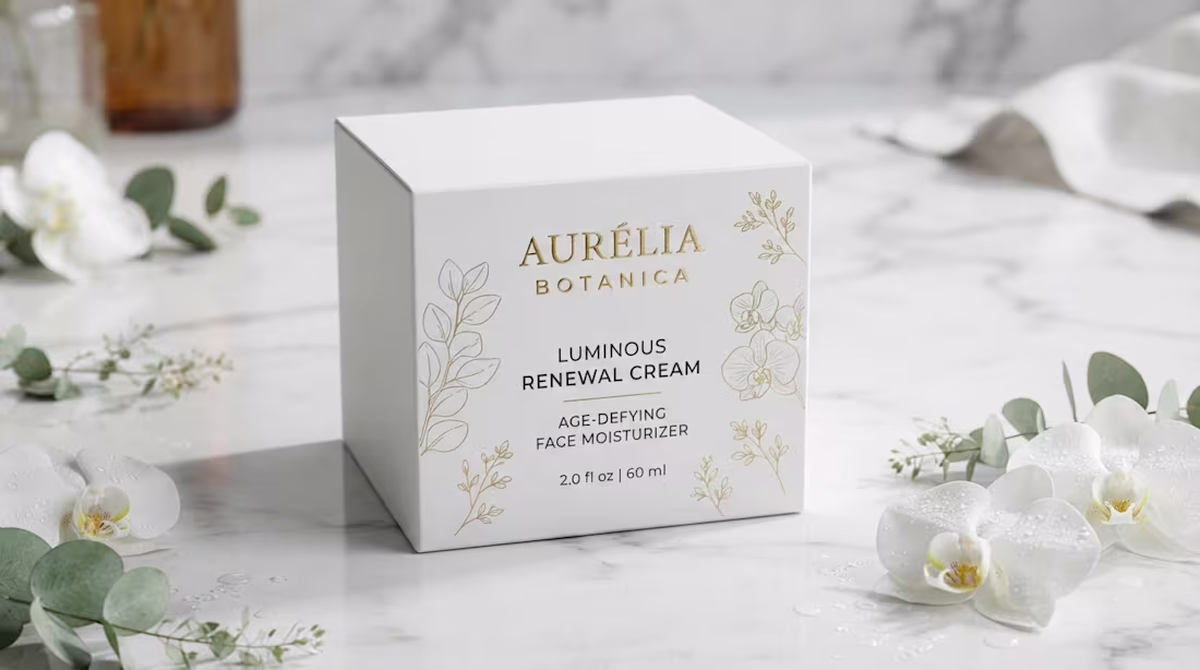 Cover image for Luxury Skincare Box & Label
