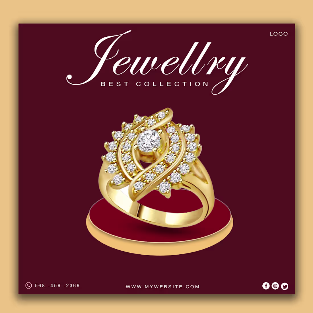 Cover image for Jewellry design for social media