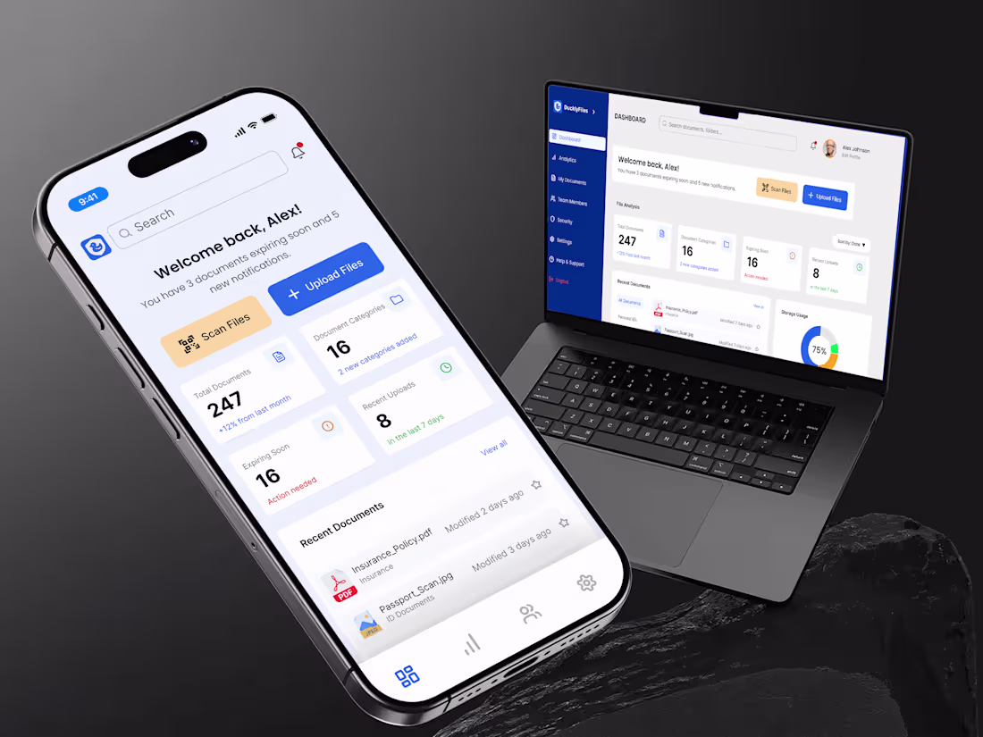 Cover image for DucklyFiles AI-Powered Document Management