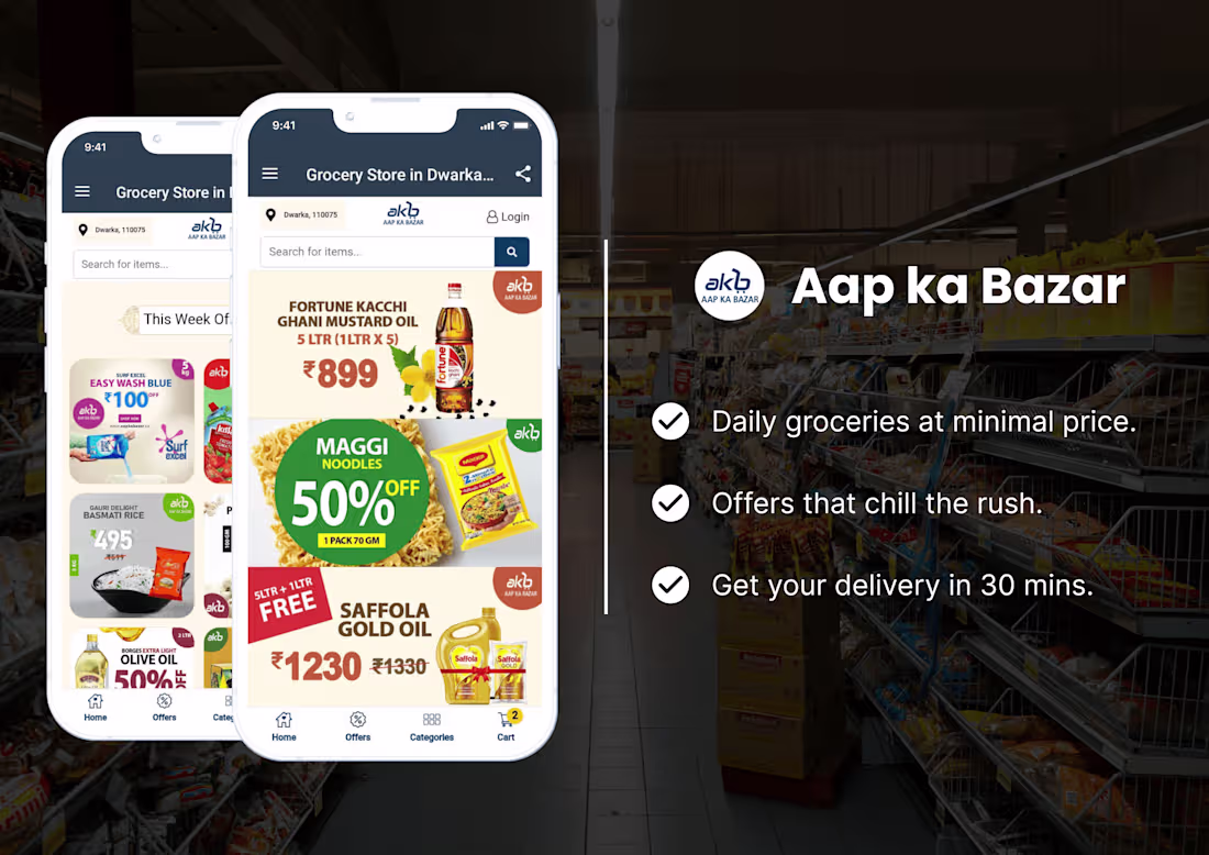Cover image for Aap Ka Bazar - Online Grocery Store and Supermarket