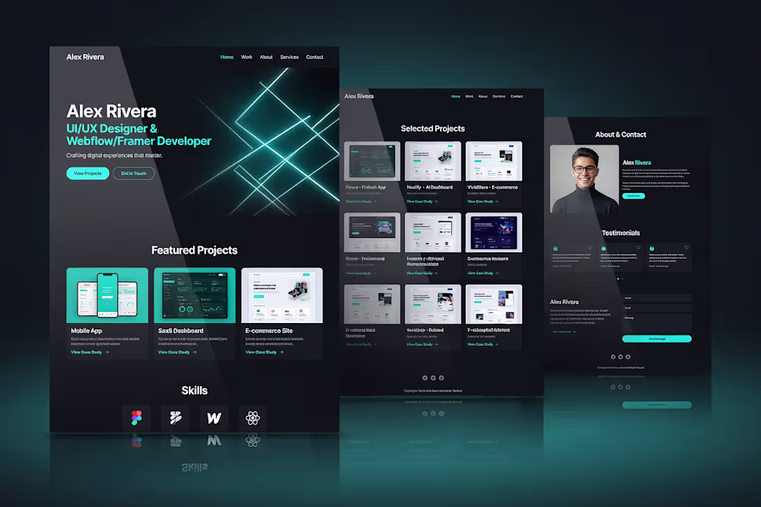 Cover image for Framer portfolio Website | Framer Website | Framer CMS