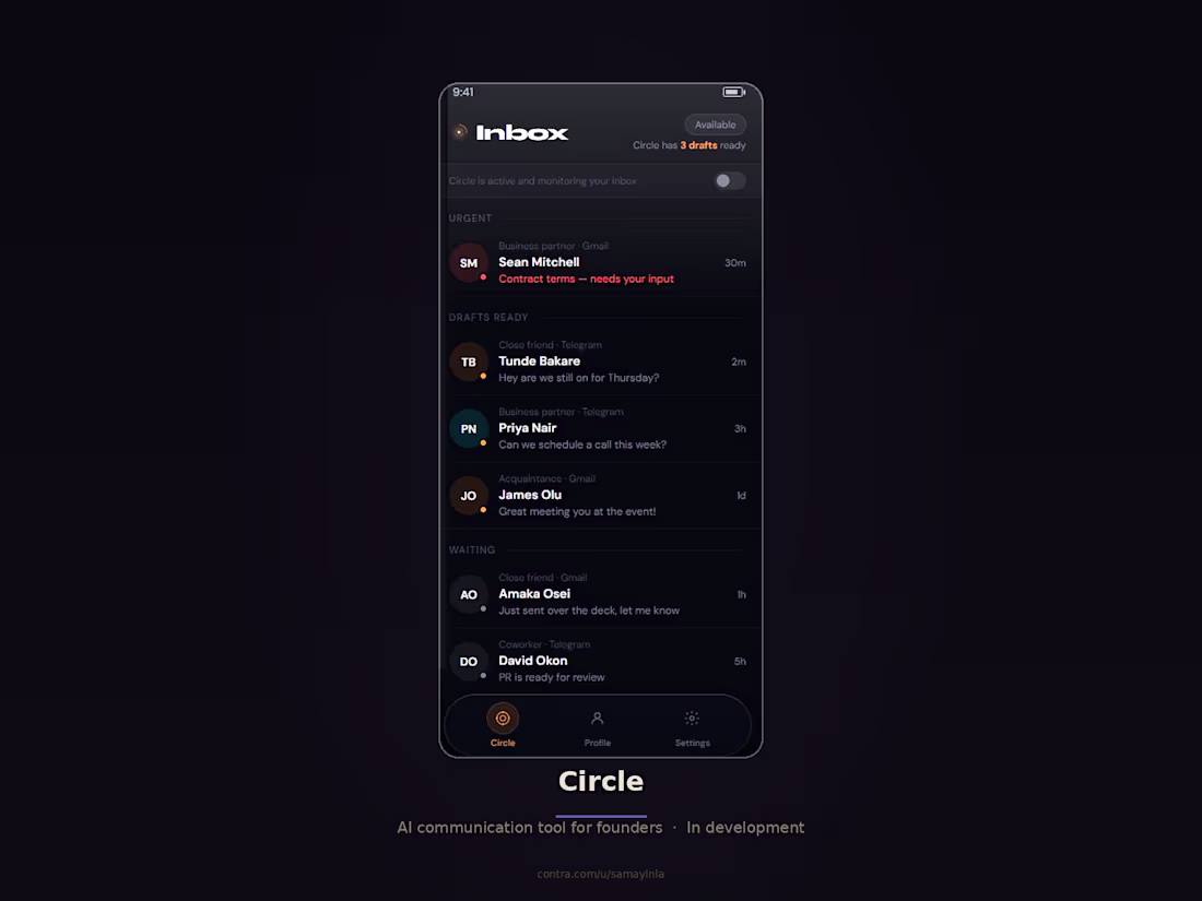 Cover image for Circle: AI Communication Tool for
