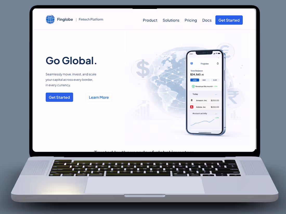Cover image for Conversion-Focused Landing Pages for SaaS & Fintech