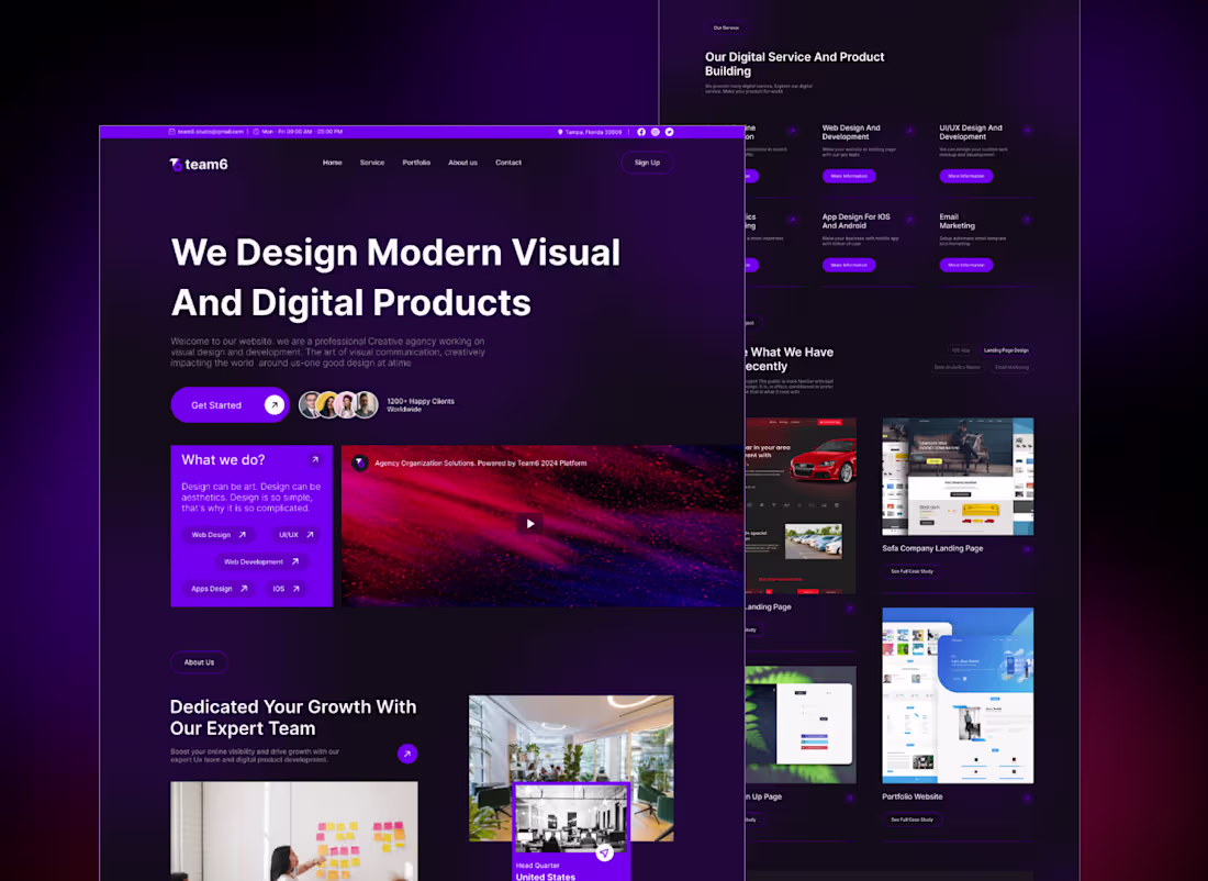 Cover image for Digital Agency Service & Portfolio