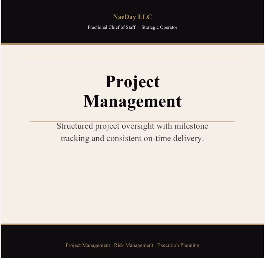 Cover image for Project Management