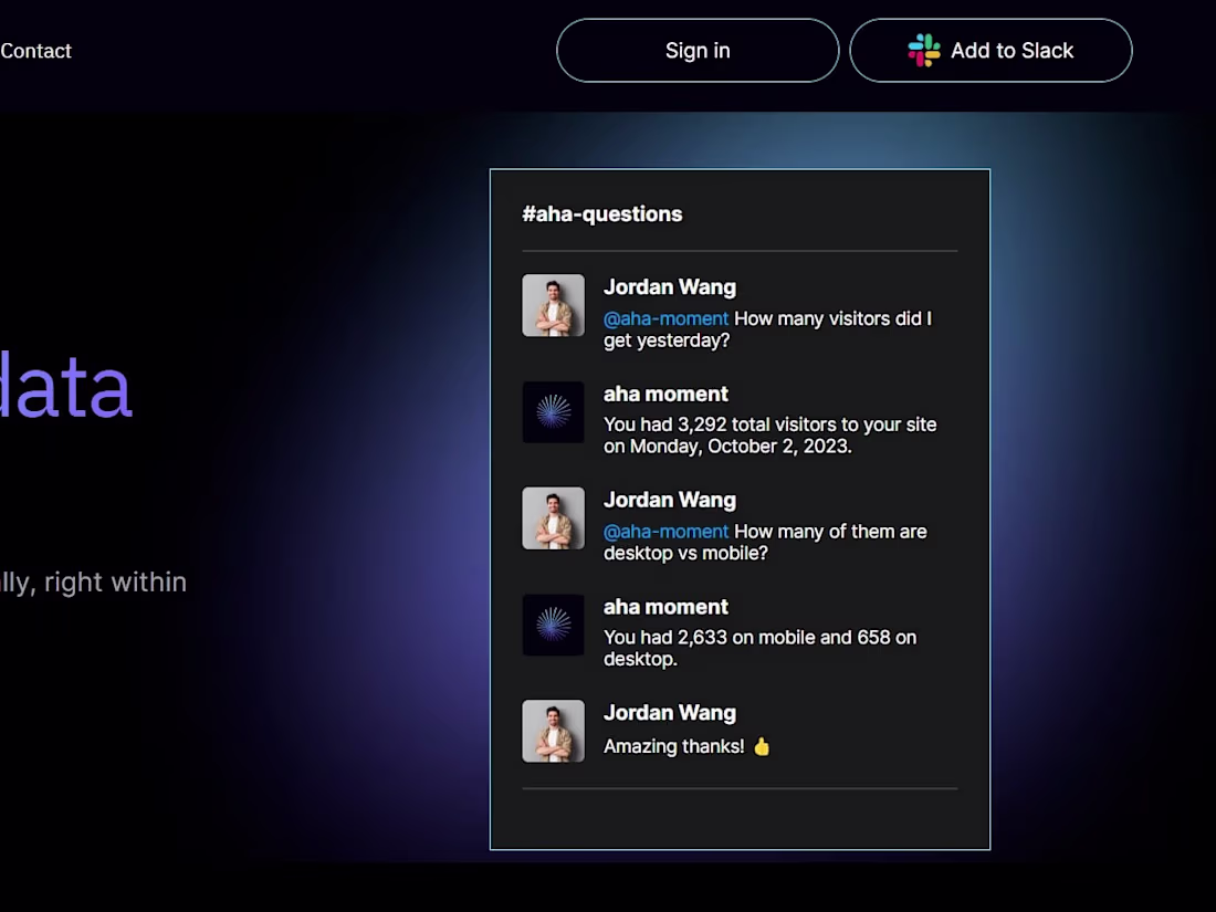 Cover image for Chat with your data like a human
