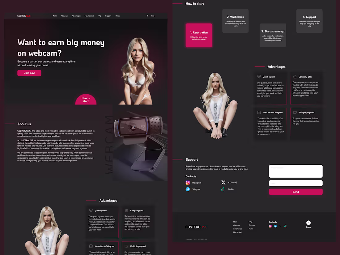 Cover image for LusteroLive is streming platform