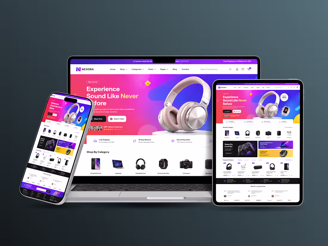 Cover image for Website Design & Development for