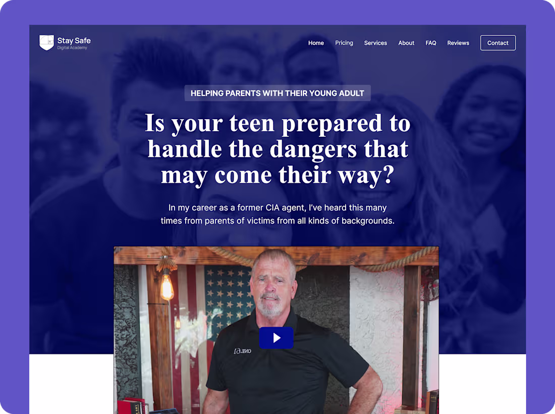 Cover image for Stay Safe Digital Academy