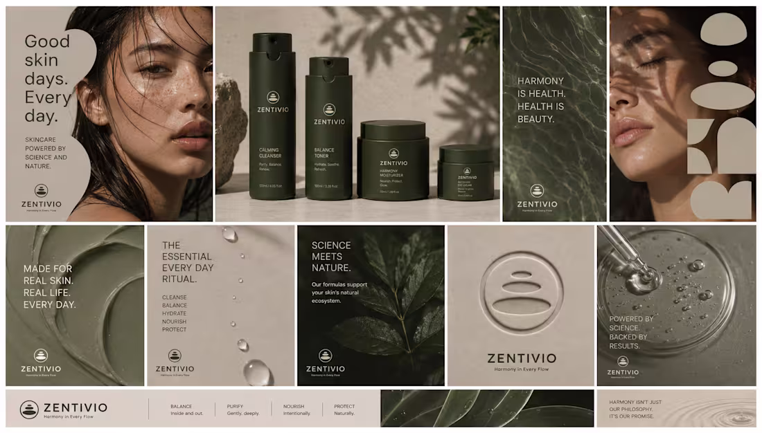 Cover image for Zentivio  Brand Identity &