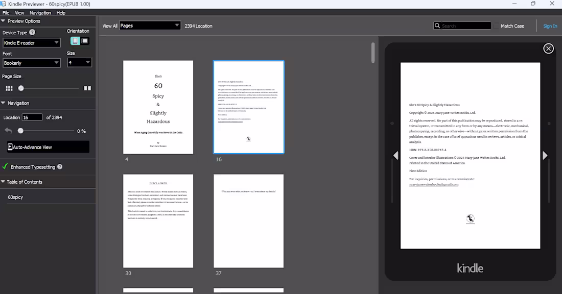 Cover image for EBOOK FORMATTING