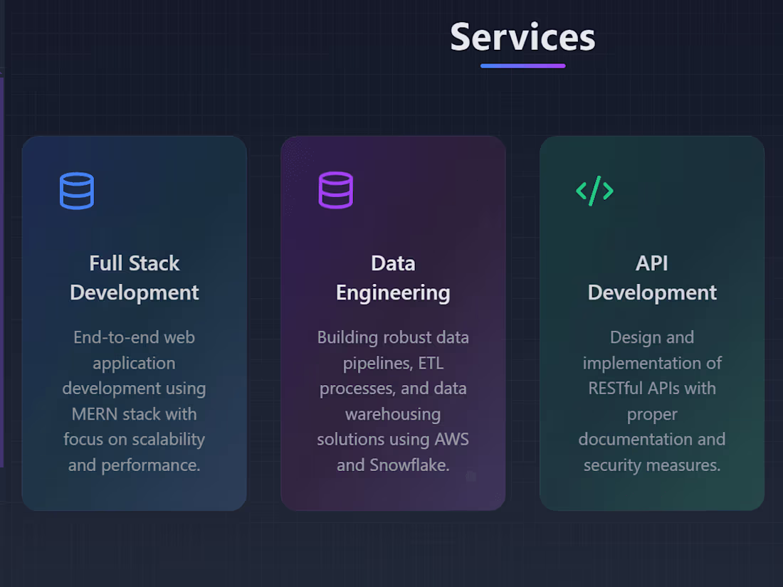 Cover image for Scalable Web Applications | MERN Stack & Data Engineering Expert