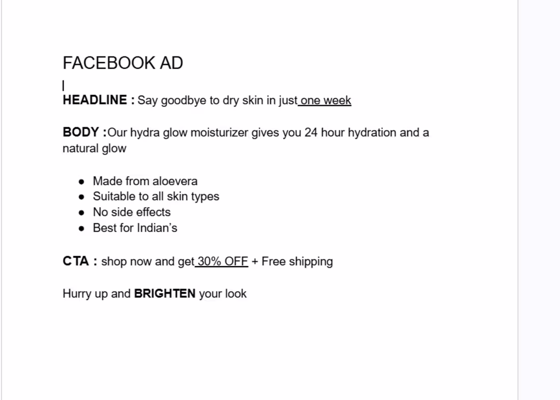 Cover image for Developed a high-conversion Facebook ad