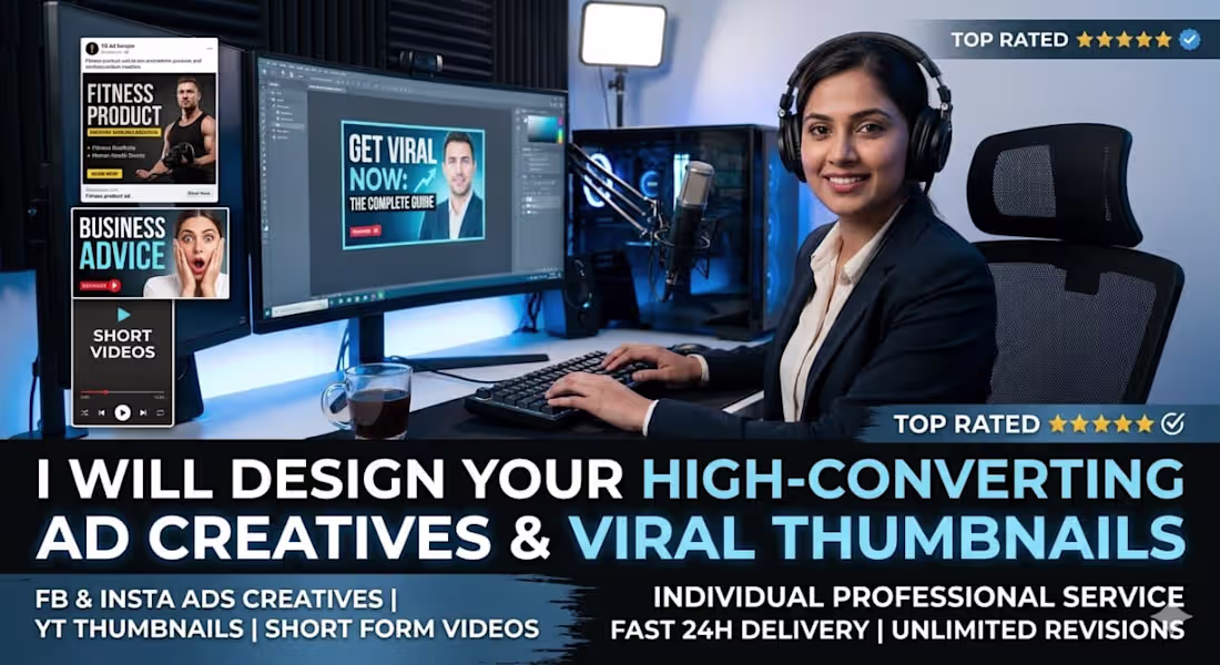 Cover image for youTube Ad & Commercial Graphic Design