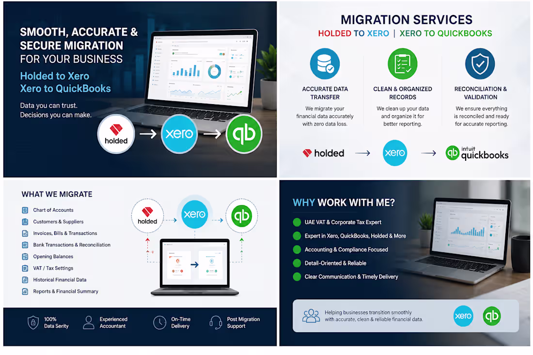 Cover image for Migration Service Holded to Xero/Xero