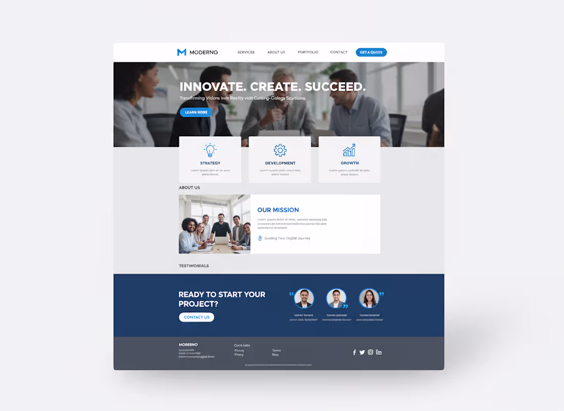 Cover image for This is the website templates crated for project to show cas...