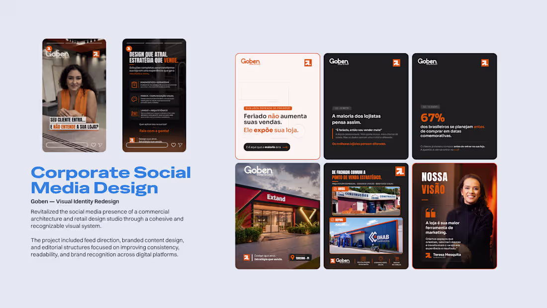 Cover image for Corporate Social Media Redesign