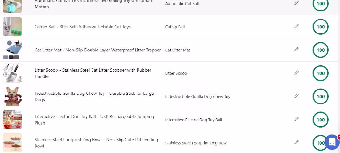 Cover image for Worked on the SEO on the products for the store for better o...