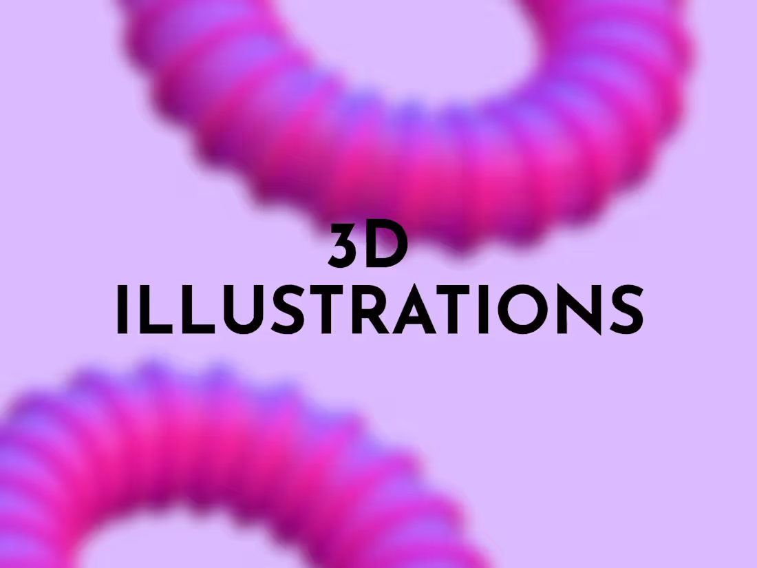 Cover image for 3D Illustrations