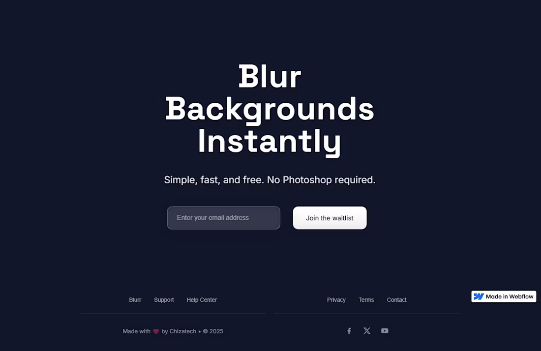 Cover image for Redesigned Outdated Landing Page with Modern UI & Glassmorph...