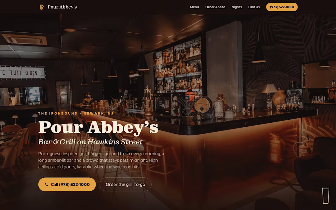Cover image for Pour Abbey's Bar & Grill