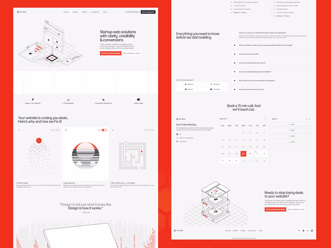 Cover image for Final Landing page design I