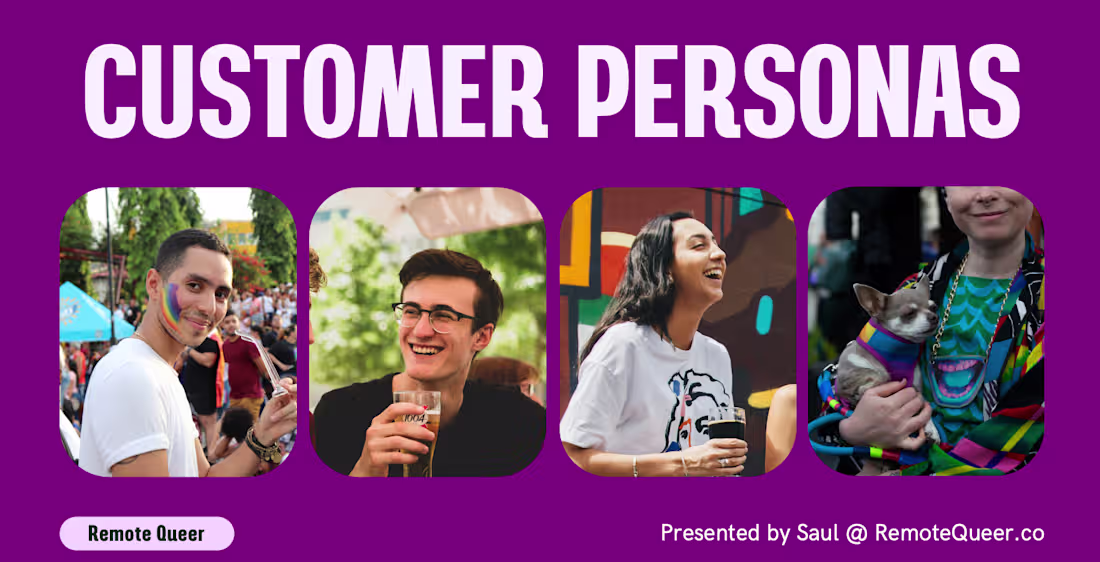Cover image for Customer Persona Presentation