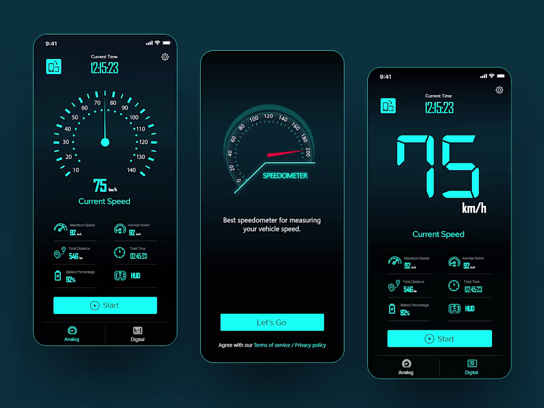 Cover image for SpeedTrack - Mobile App Design