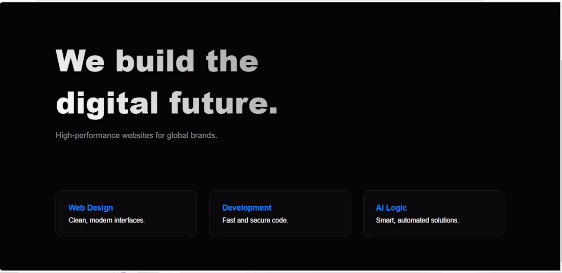 Cover image for Next-Gen Digital Agency Landing Page