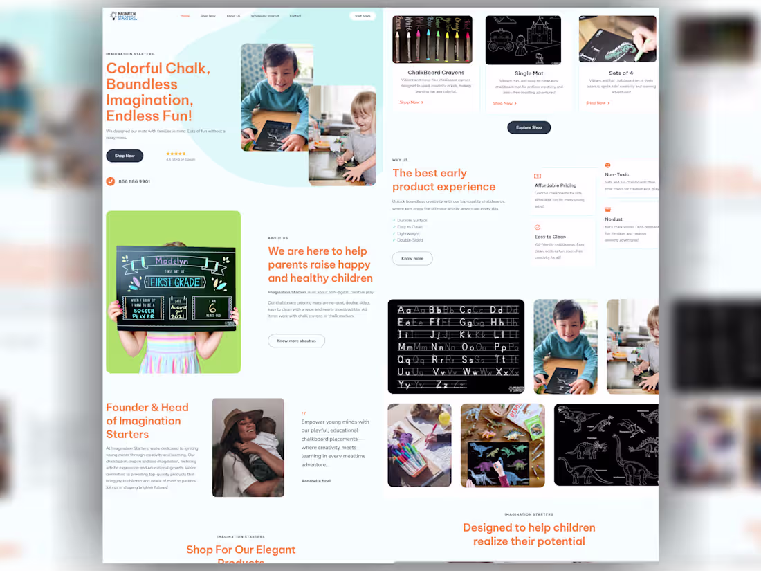 Cover image for ANNABELLE NOEL WORDPRESS WEBSITE DESIGN