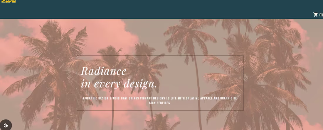 Cover image for Sunny Side Website (design and retail shop)