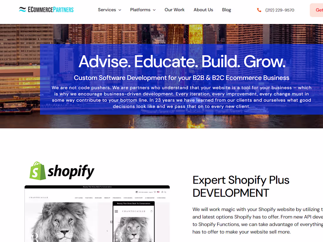Cover image for Shopify, BigCommerce, Magento Development Agency - Ecommerce Pa…