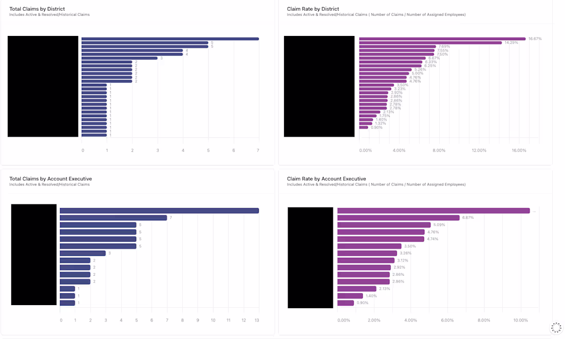 Cover image for Performance Analytics & Claims Reporting