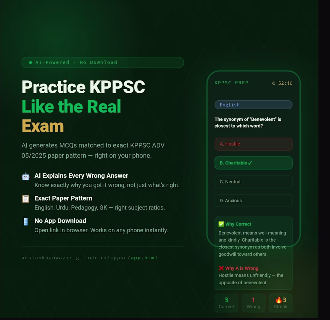 Cover image for KPPSC Prep Pro – First