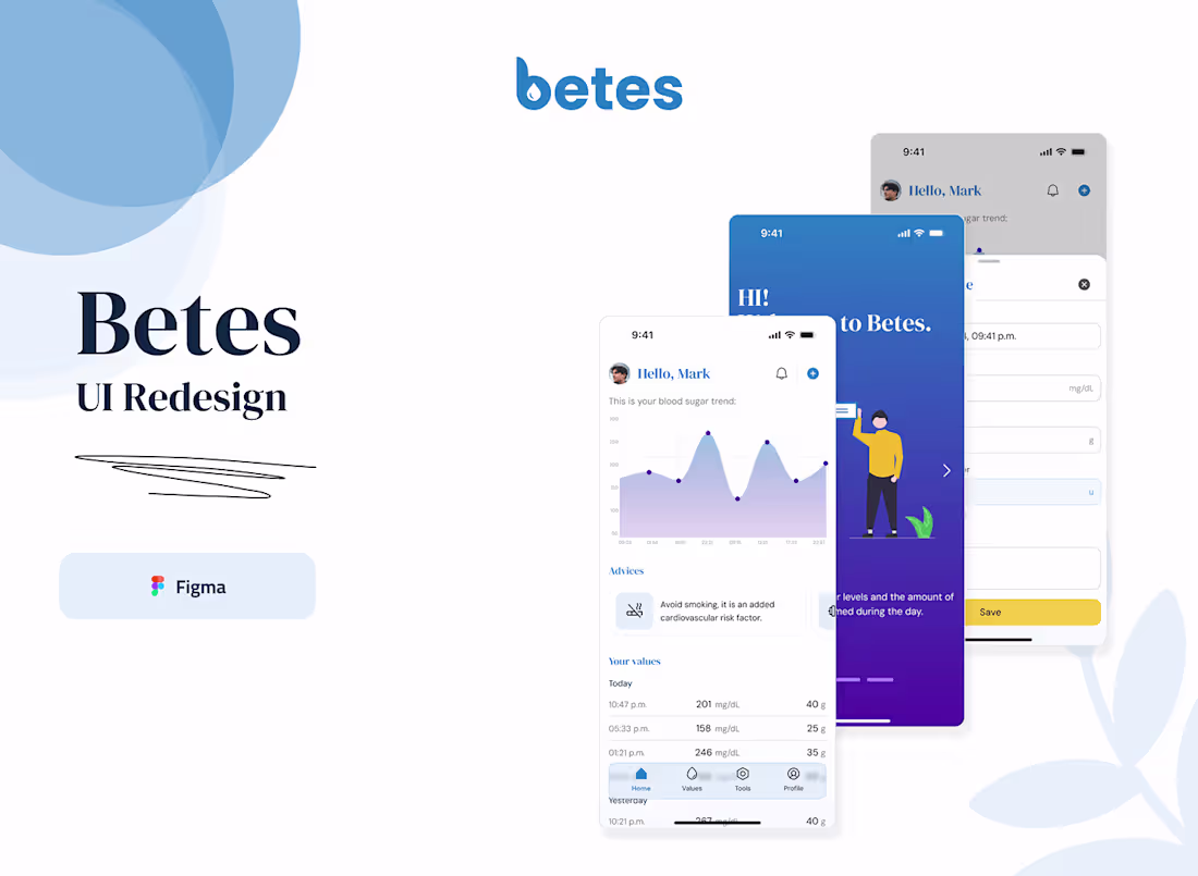 Cover image for Betes - UI Redesign