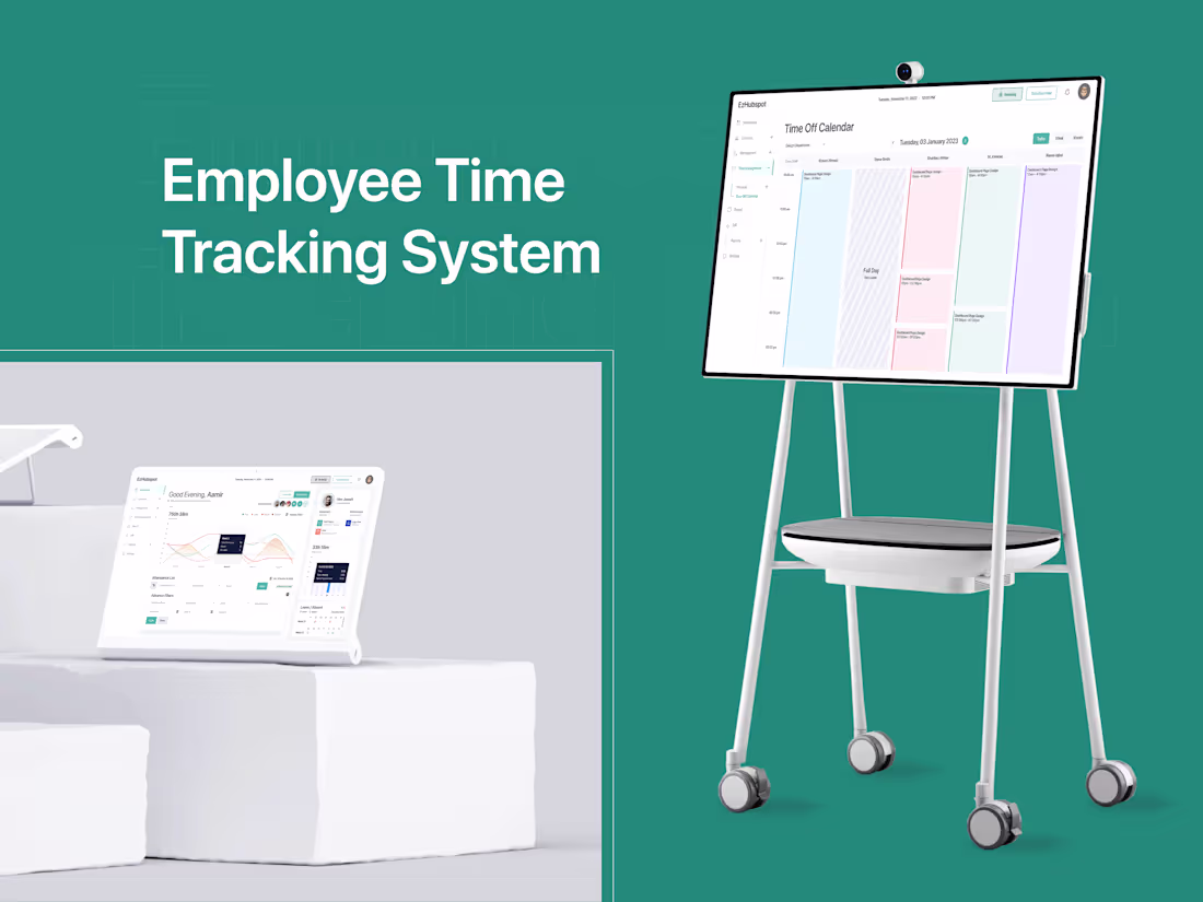 Cover image for Time tracker for employees
A time
