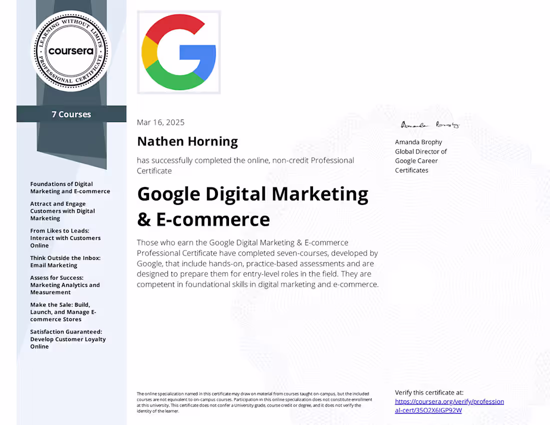 Cover image for Certifications