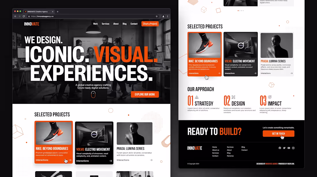 Cover image for Innovate High-Impact Agency Landing Page