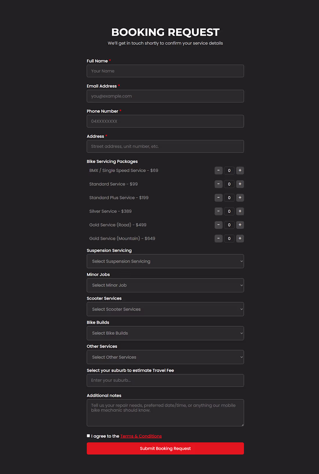 Cover image for Service Cost Estimator Booking Form with Google Maps API